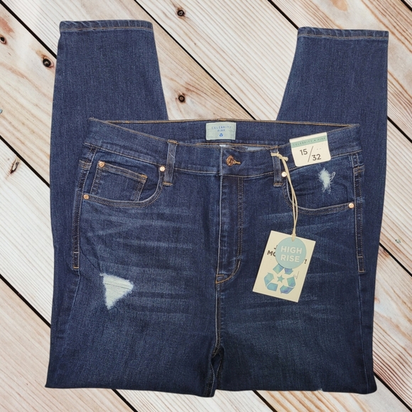 Celebrity Pink Denim - Women's Celebrity Pink Hi Rise Ankle Skinny Jeans Sz 15/32 NWT